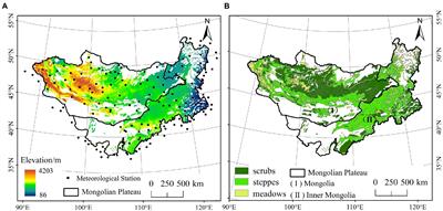 Spatial and temporal variations of grassland vegetation on the <mark class="highlighted">Mongolian Plateau</mark> and its response to climate change